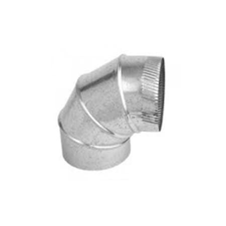 Colocar 7 in. 90 deg Galvanized Connector Pipe Elbow CO2100431